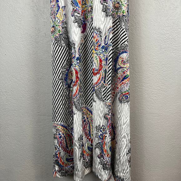 Vintage Mary McFadden Dress Gown Robe Set Pajama White - S - Picture 8 of 11